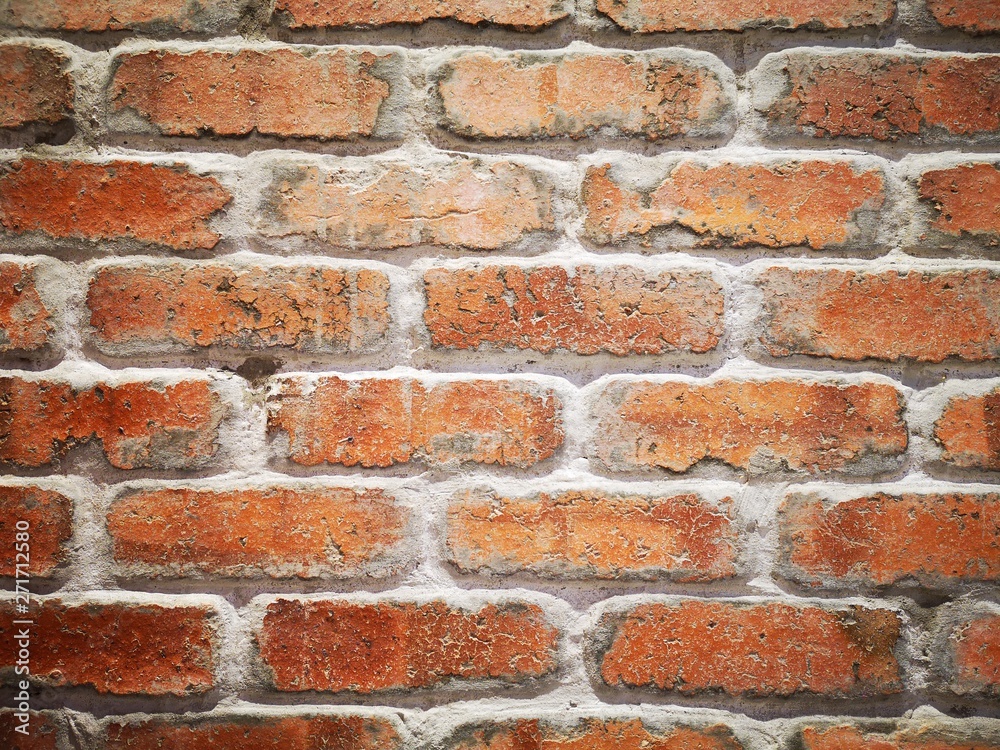 Fototapeta premium Brick background vintage color..