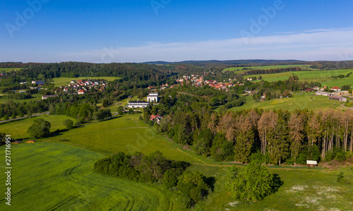 Luftbildaufnahmen aus dem Harz Ortschaft Güntersberge
