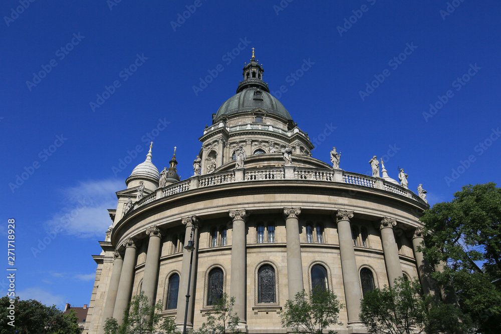 View of St. Stephen’s Basilica in Budapest, Hungary