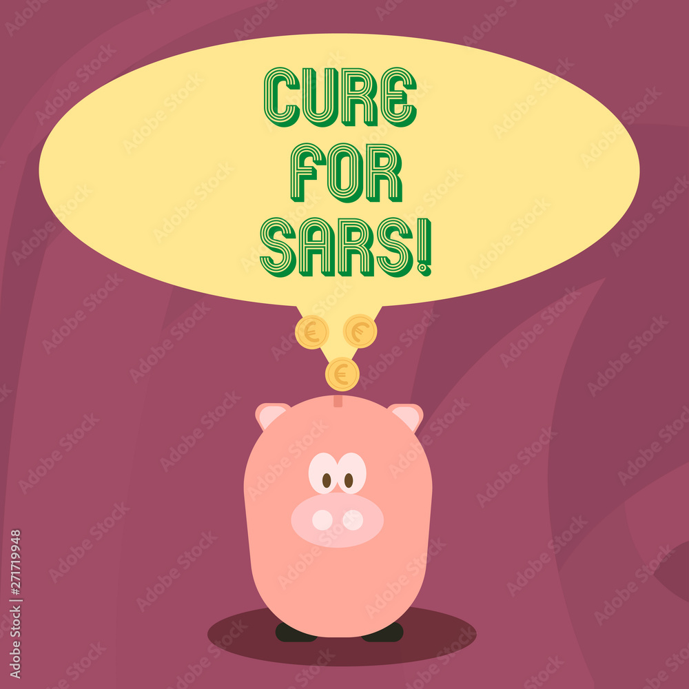 Word writing text Cure For Sars. Business concept for Medical treatment over severe acute respiratory syndrome Word writing text Cure For Sars. Business concept for Medical treatment over severe acute respiratory syndrome