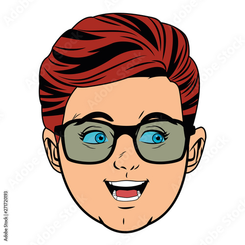 Wallpaper Mural boy face avatar profile picture Torontodigital.ca