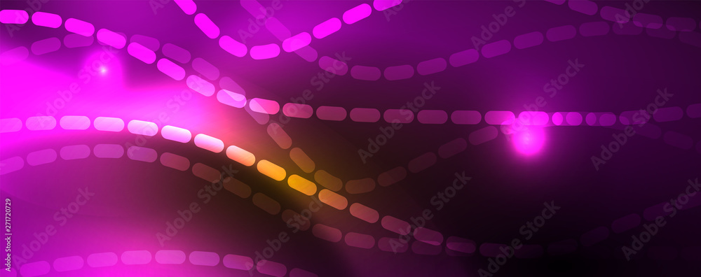 Shiny neon lines techno magic futuristic background, magic energy space light concept, abstract background wallpaper design Shiny neon lines techno magic futuristic background, magic energy space light concept, abstract background wallpaper design
