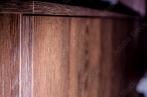 Ьodern interior of the house decor elements and the structure of the wooden сabinet brown