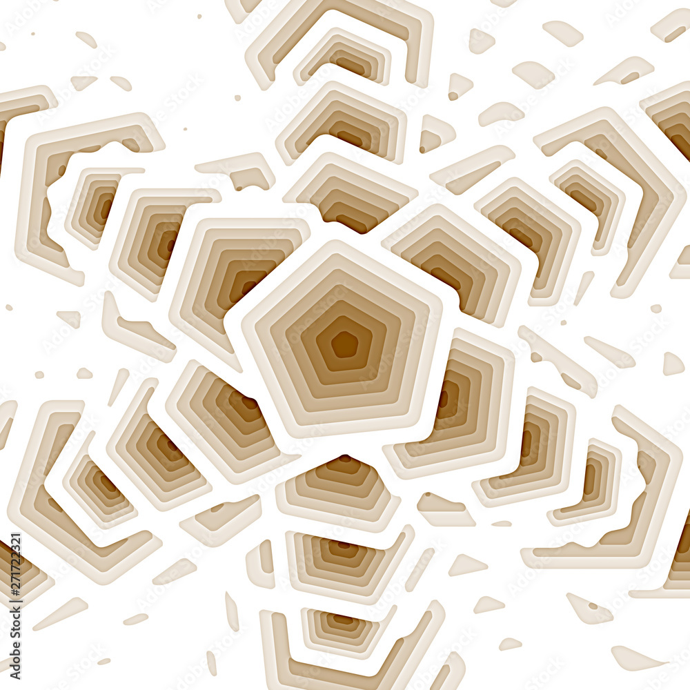 Obraz premium abstract pentagon background