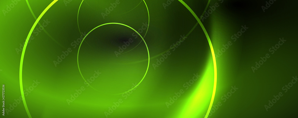 Dark abstract background with bright color neon lights and lines. Glowing background Dark abstract background with bright color neon lights and lines. Glowing background