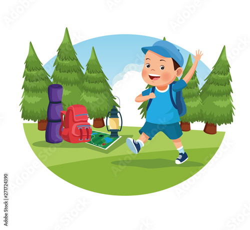 children on school field trip