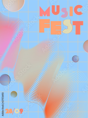 Music festival cover background.