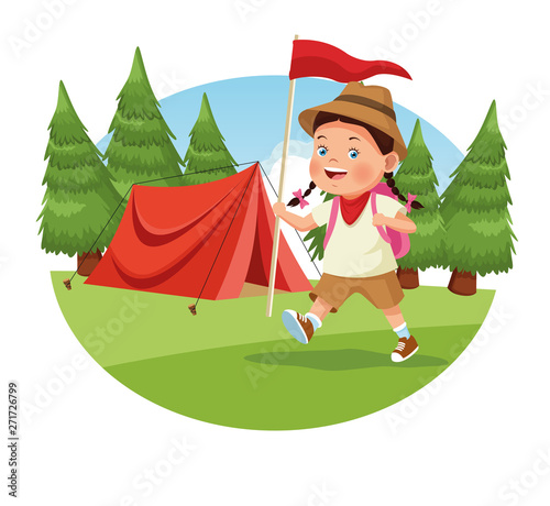 children on school field trip