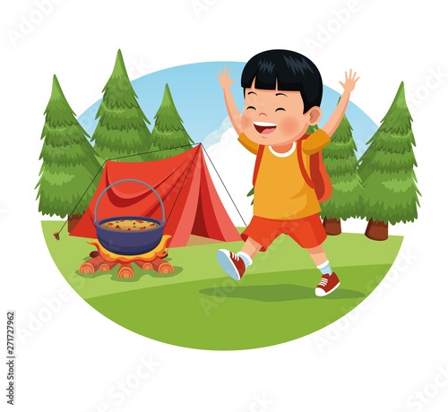 children on school field trip