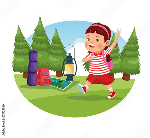 children on school field trip