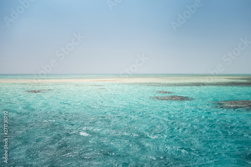 White Island Africa Egypt Snorkeling Boat Trip water background.