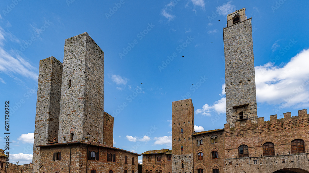 Die Türme von San Gimignano Toskana Italien