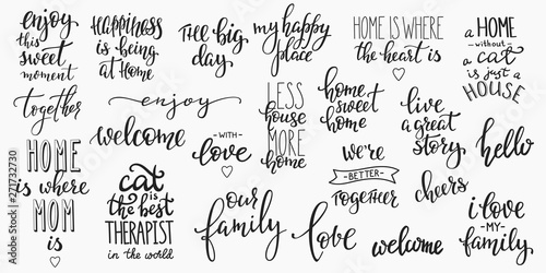 Lettering photography overlay set.
