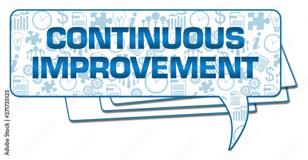 Continuous Improvement Business Symbols Blue Stroke Comment Symbol Continuous Improvement Business Symbols Blue Stroke Comment Symbol