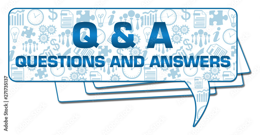 Q And A Questions And Answers Business Symbols Blue Stroke Comment Symbol Stock イラスト Adobe Stock