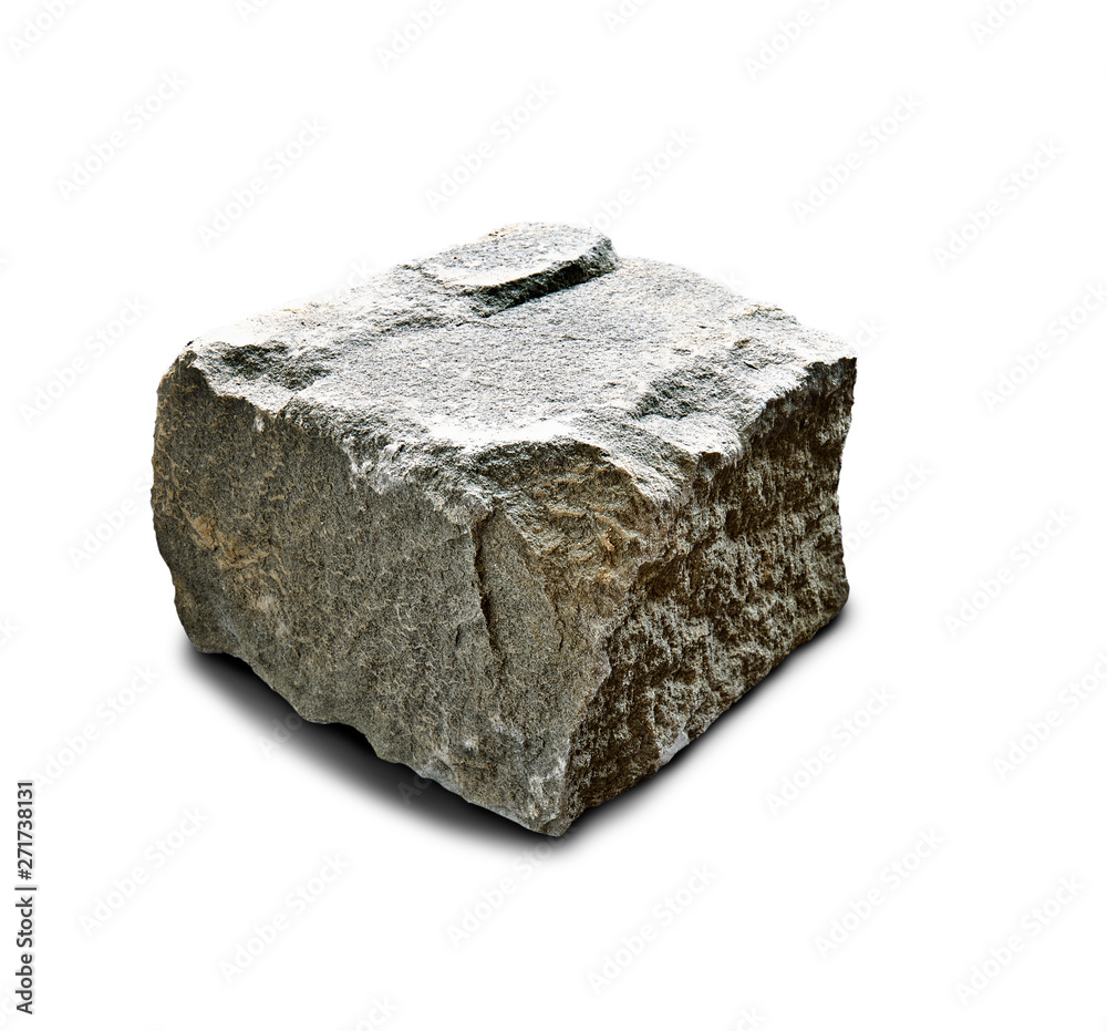 Blank paved stone isolated on white with clipping path. Blank paved stone isolated on white with clipping path.