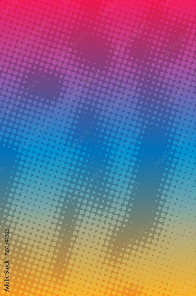 creative geometric halftone pattern illustration background design vector