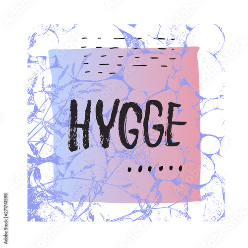 Hygge shirt print quote lettering