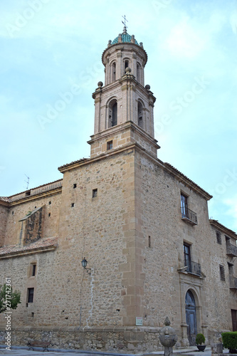 Iglesia de Rubielos de Mora en provincia de Teruel España