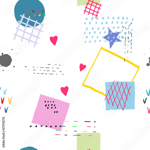 Weird abstract seamless pattern