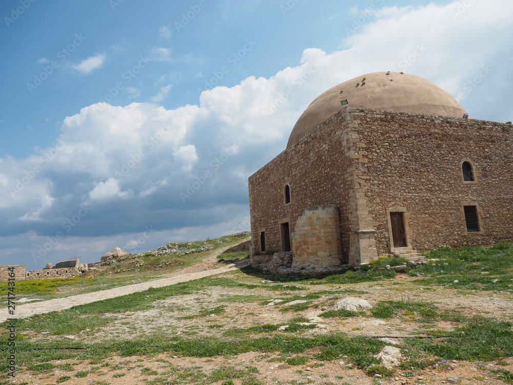 Greece Creta island Rethymno fortress Castle