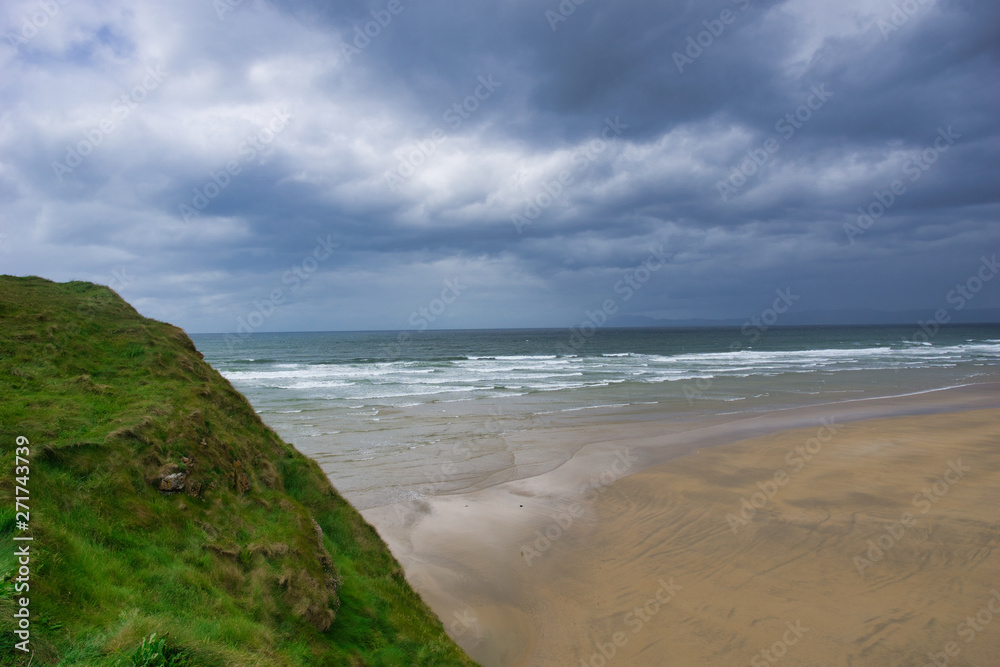 Cloudy Beach, Bundoran ,Drumacrin Co. Donegal ,Ireland,Atlantic Cloudy Beach, Bundoran ,Drumacrin Co. Donegal ,Ireland,Atlantic