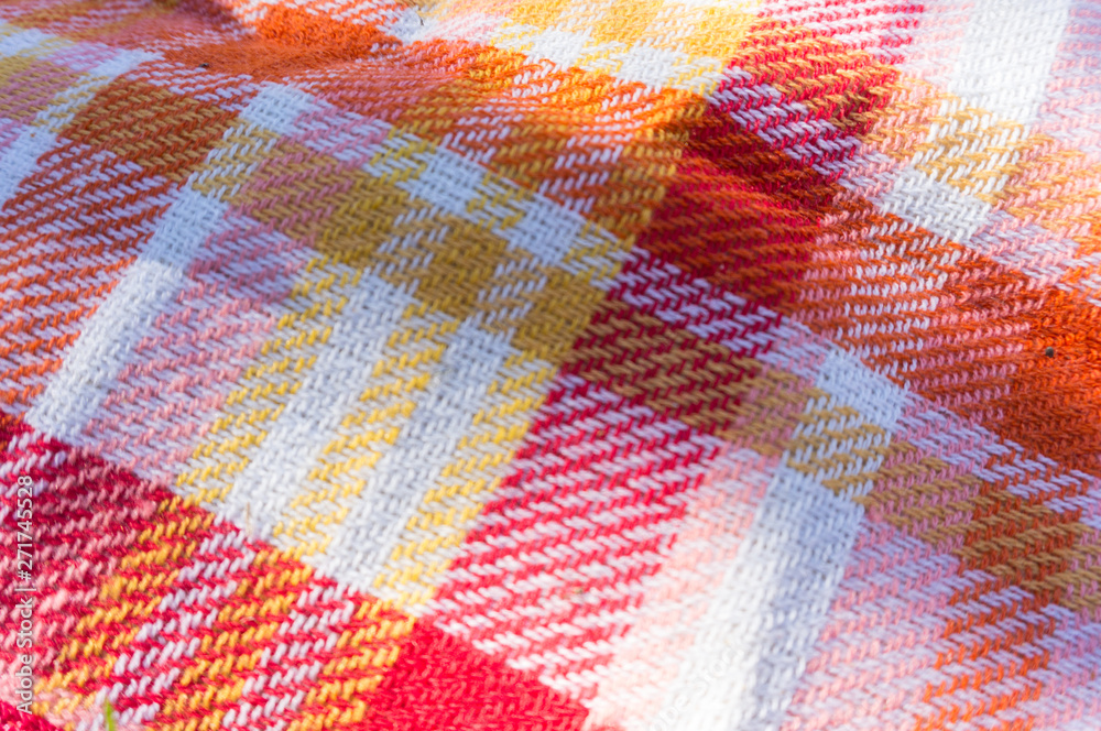 Cloth tablecloth background for pic-nic Cloth tablecloth background for pic-nic