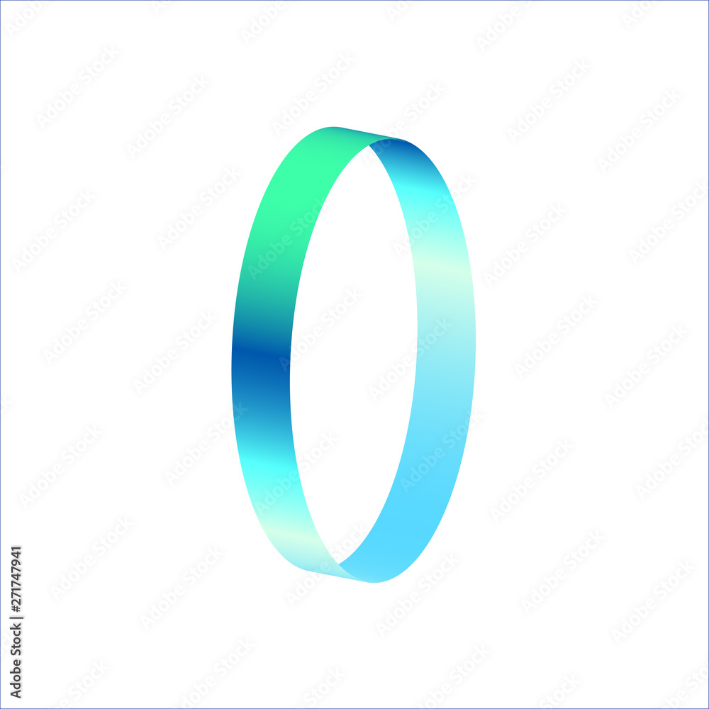 Glow colorful rings bright effect logo template design Glow colorful rings bright effect logo template design