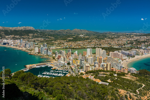 Calpe and beaches view