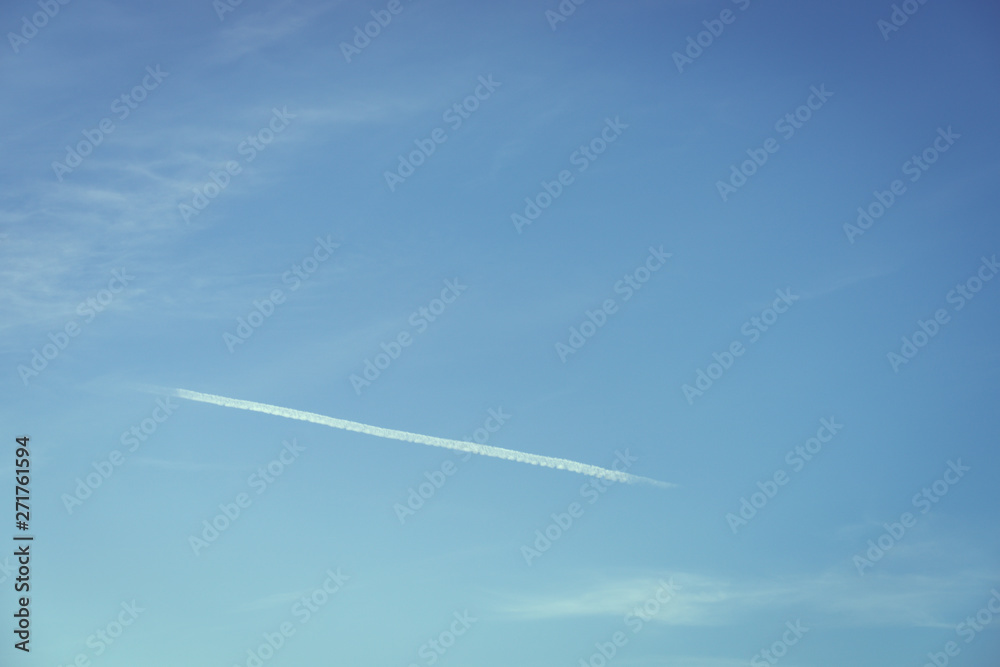 Bright blue sky and white clouds background Bright blue sky and white clouds background