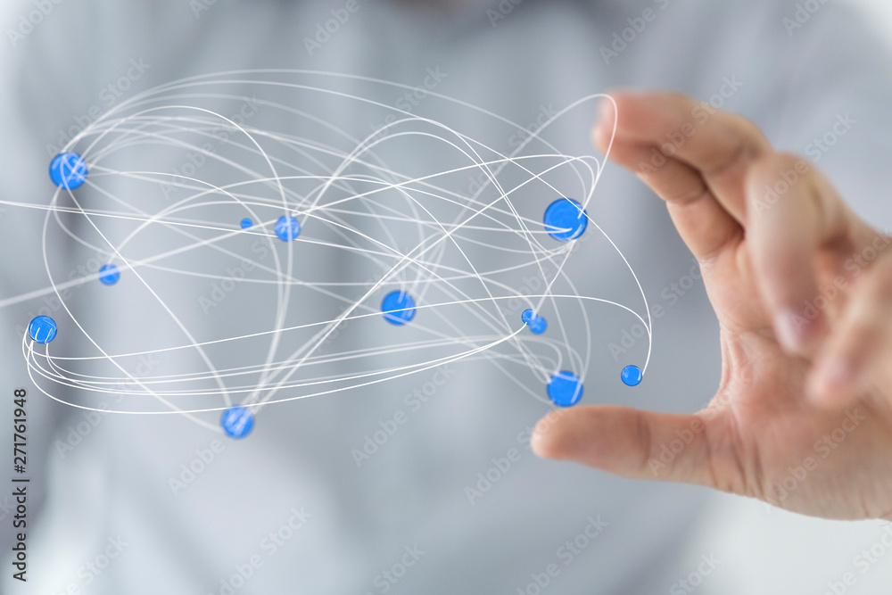 global networking 3d human select concept global networking 3d human select concept
