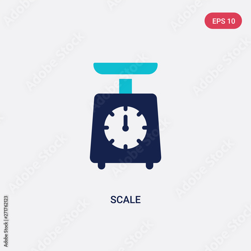 two color scale vector icon from delivery and logistic concept. isolated blue scale vector sign symbol can be use for web, mobile and logo. eps 10 © zaurrahimov