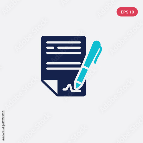 two color   vector icon from education concept. isolated blue  vector sign symbol can be use for web, mobile and logo. eps