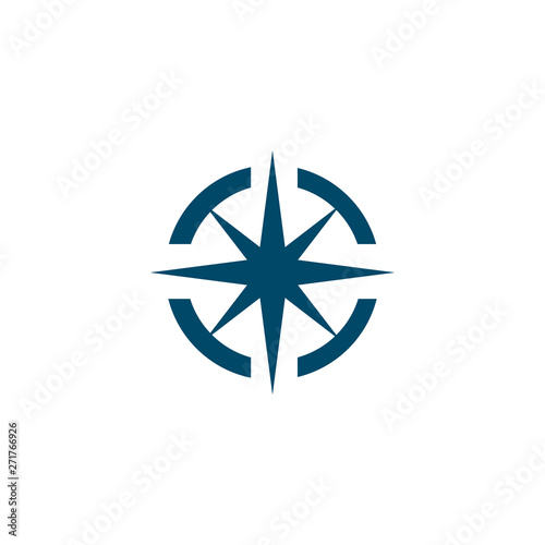 Compass logo icon vector template
