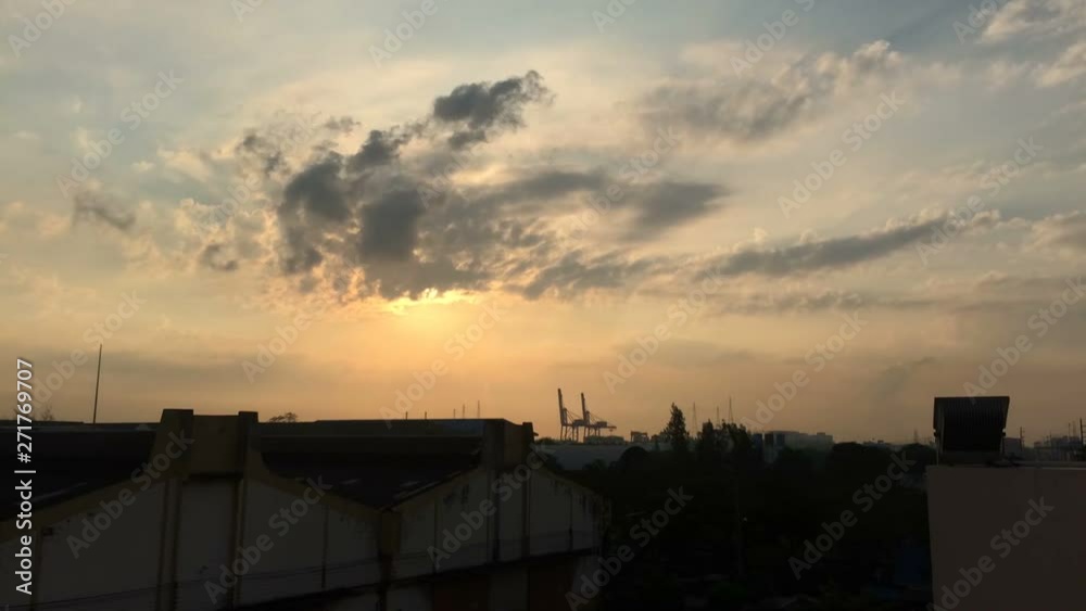 Sky cloud on sunrise sun burst fades behind clouds. Sky cloud on sunrise sun burst fades behind clouds.