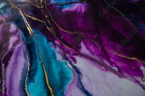 Tapety artystyczne resin geode abstract art