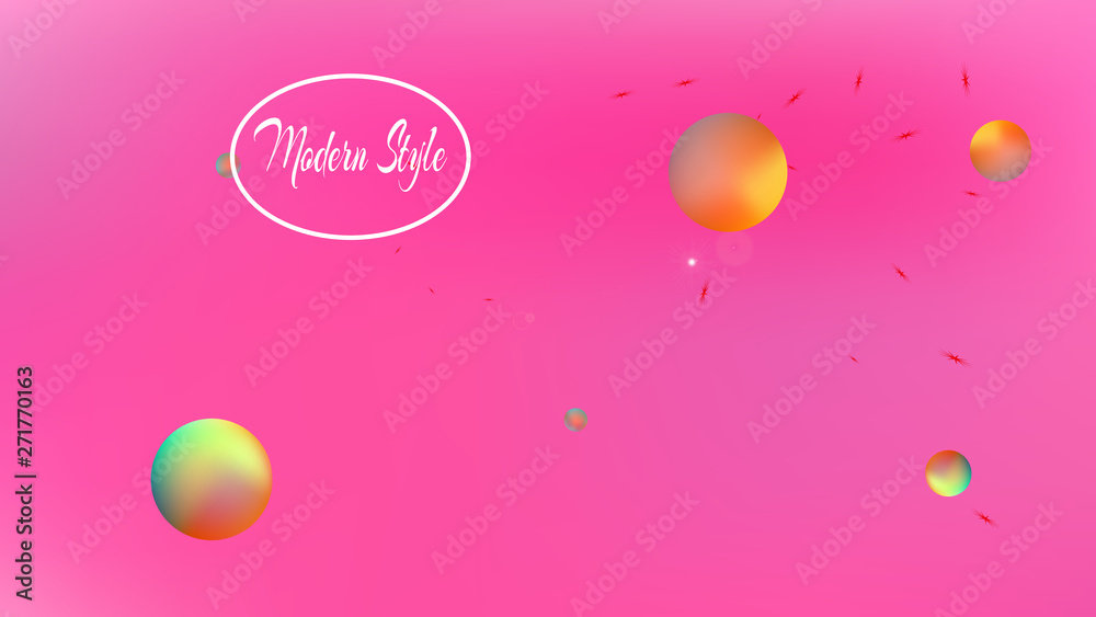 Obraz premium Liquid abstract space fantasy cool.