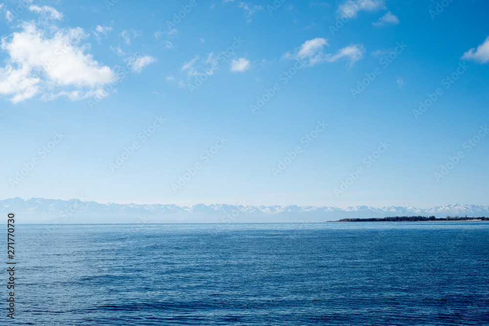 The mountains and sea scenery with blue sky, Islands: Lord Loughborough, Myanmar The mountains and sea scenery with blue sky, Islands: Lord Loughborough, Myanmar