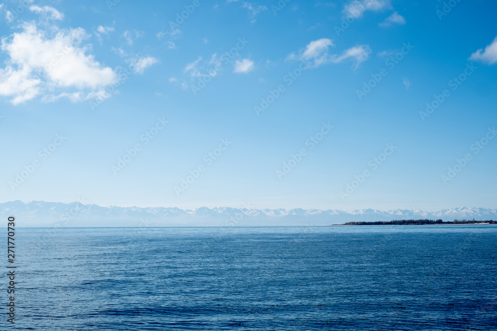 The mountains and sea scenery with blue sky, Islands: Lord Loughborough, Myanmar