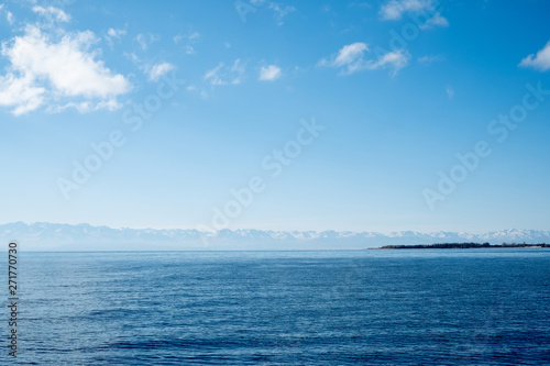 The mountains and sea scenery with blue sky, Islands: Lord Loughborough, Myanmar