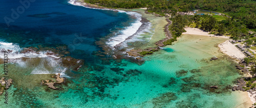 Eton Beach, Efate Island, Vanuatu, w pobliżu Port Vila - słynnej plaży na wschodnim wybrzeżu