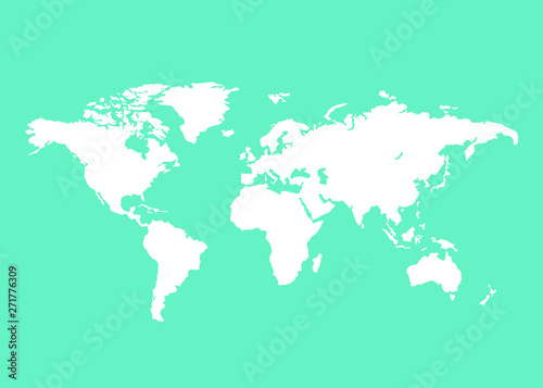 Earth map vector design illustration isolated on background