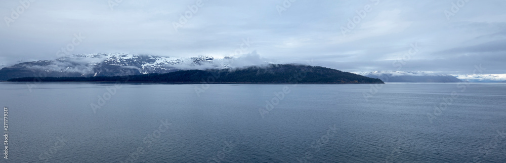 Glacier Bay National Park, Alaska, USA, is a natural heritage of the world, global warming, melting glaciers