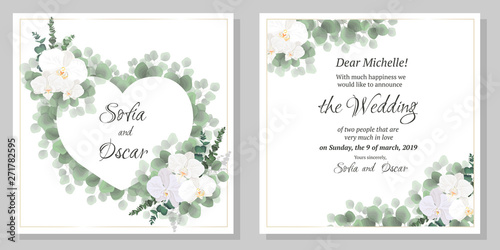 set of business cards