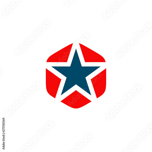 Stars icon logo design vector template