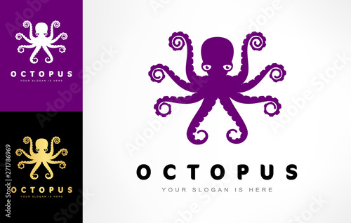 Octopus logo vector