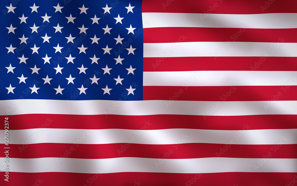Fototapeta premium United States American Flag