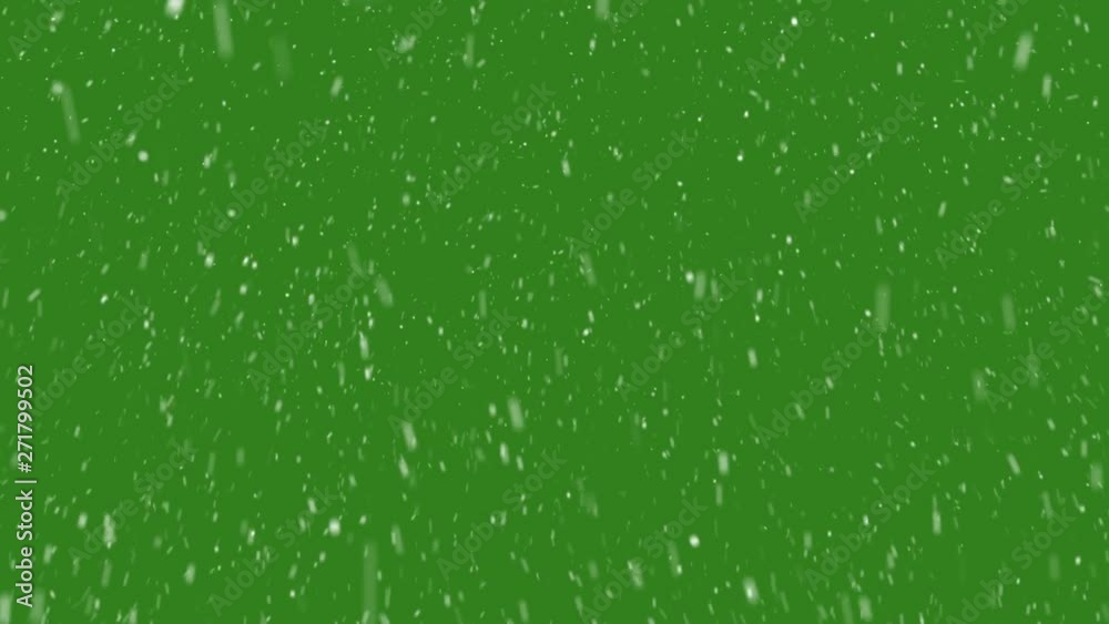 4K Animation Falling Snow Particles on a Green and Black Background.Winter Strom Concept. 4K Animation Falling Snow Particles on a Green and Black Background.Winter Strom Concept.