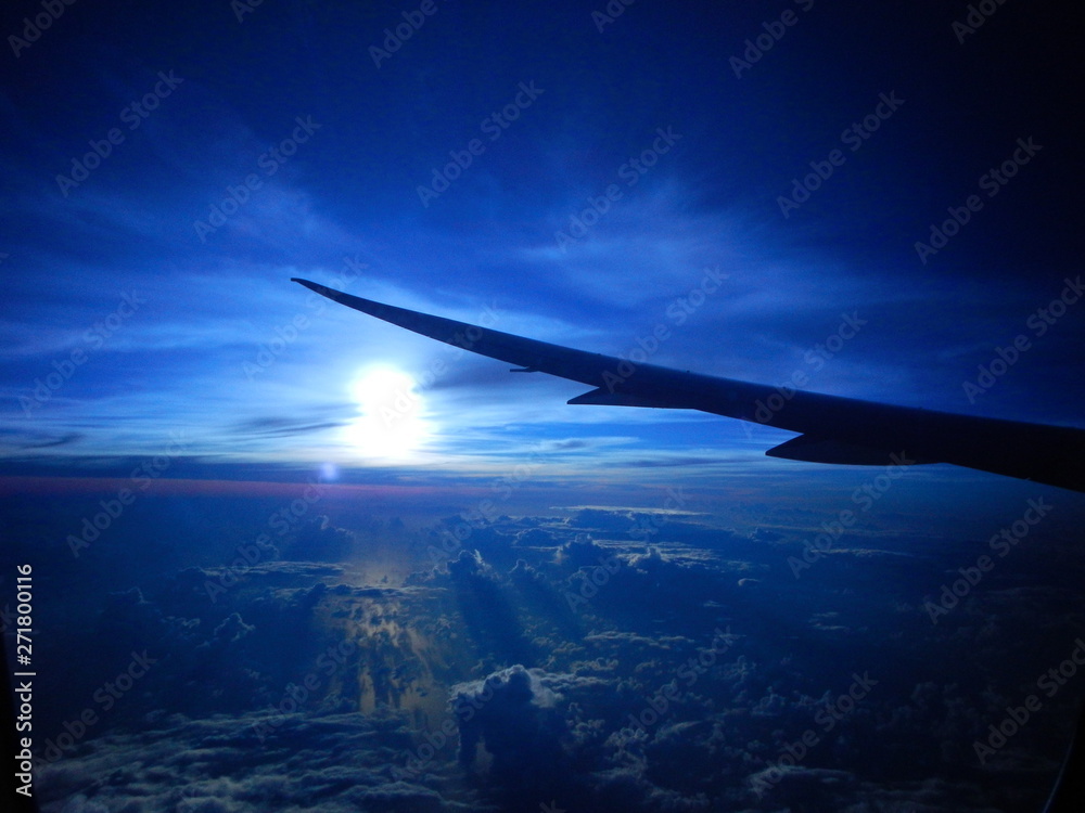 Fototapeta premium 翼 飛行機