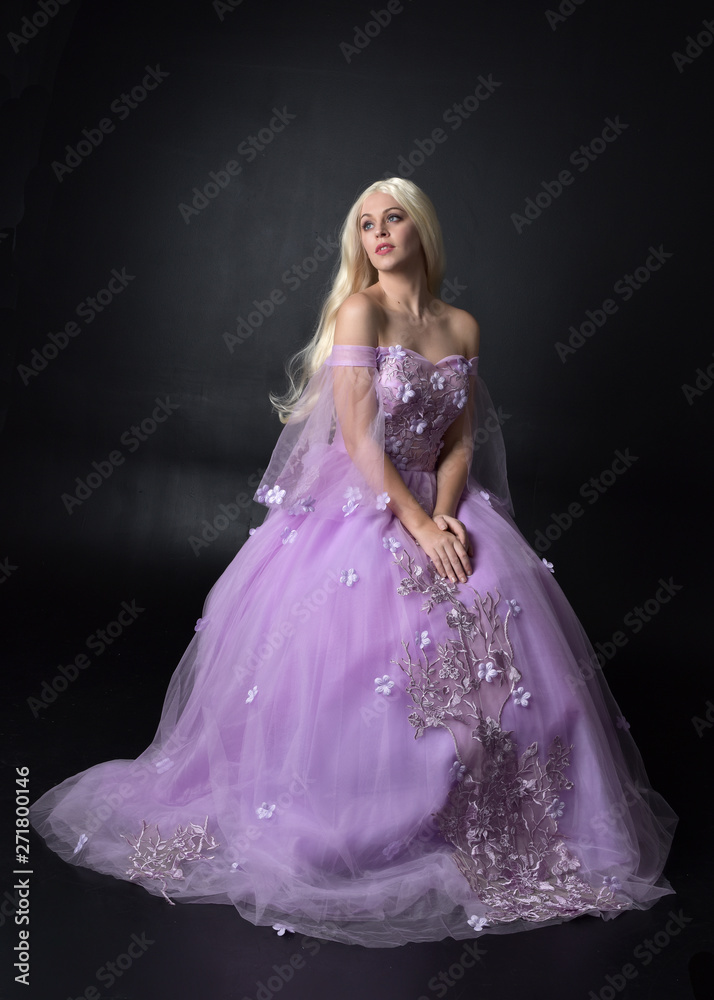 Kids Purple Ball Gown Online | Kids Party Gown Online – www.liandli.in